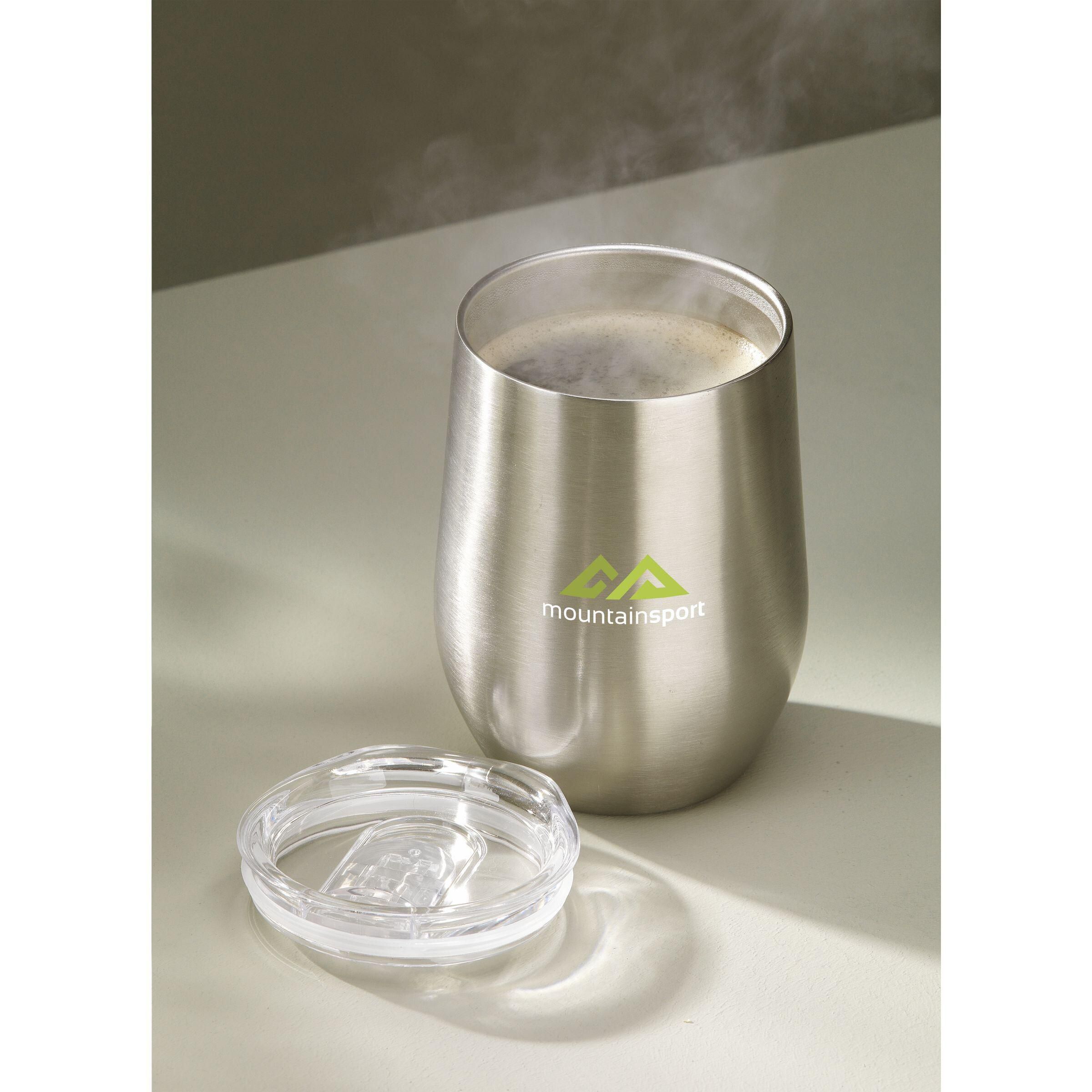 Huevo RCS Recycled Steel Cup 350 ml Thermobecher - silber-969