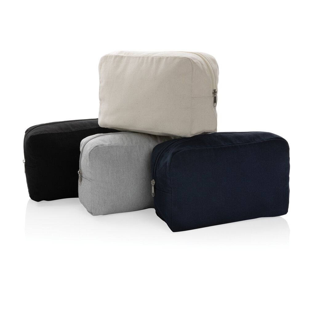 Impact Aware™ 285g/m² Kosmetiktasche aus ungefärbtem Canvas - navy blau-812