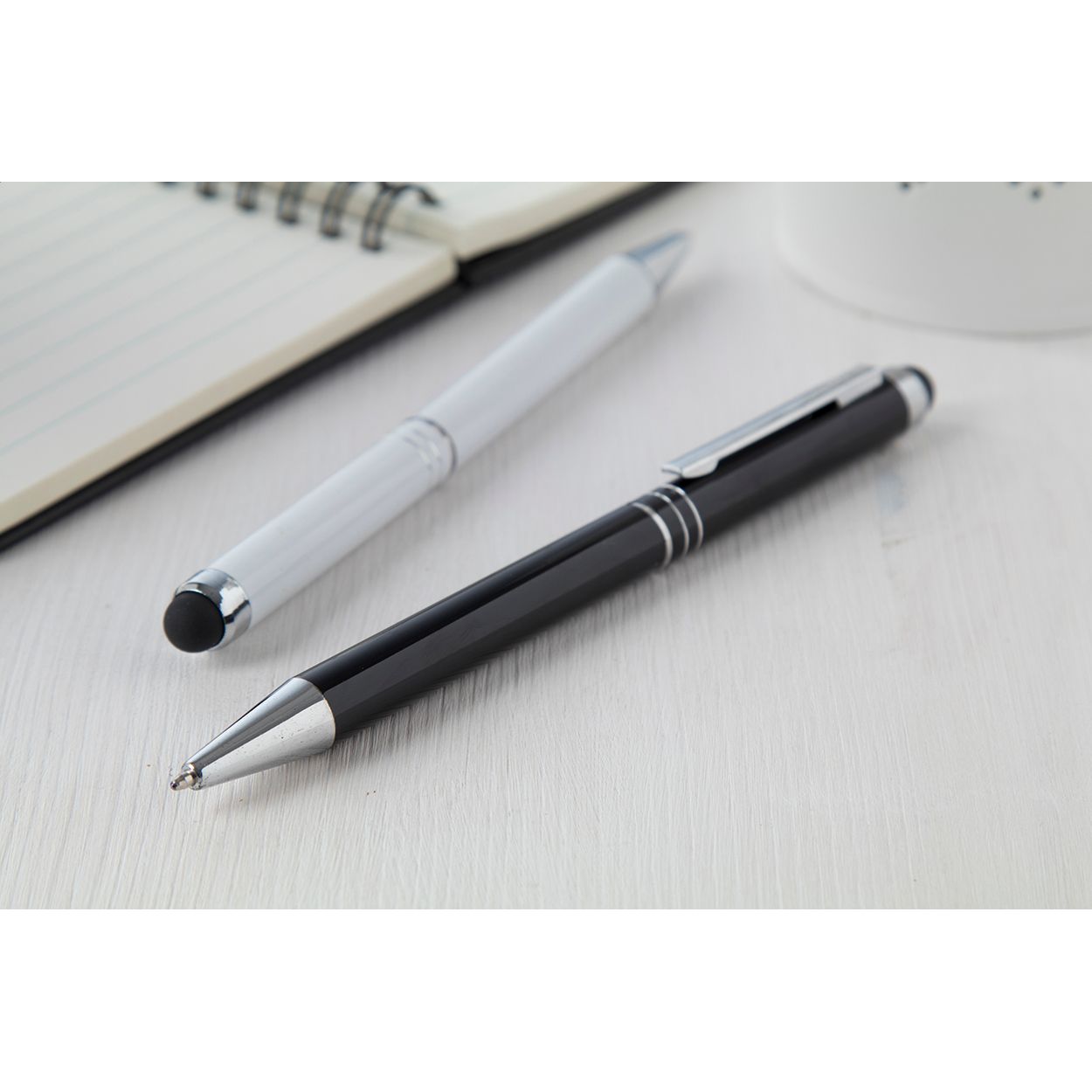 Bishop Touchpen mit Kugelschreiber - schwarz-94