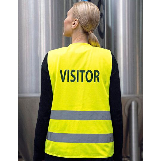 Safety Vest Passau - Visitor - signal yellow-866