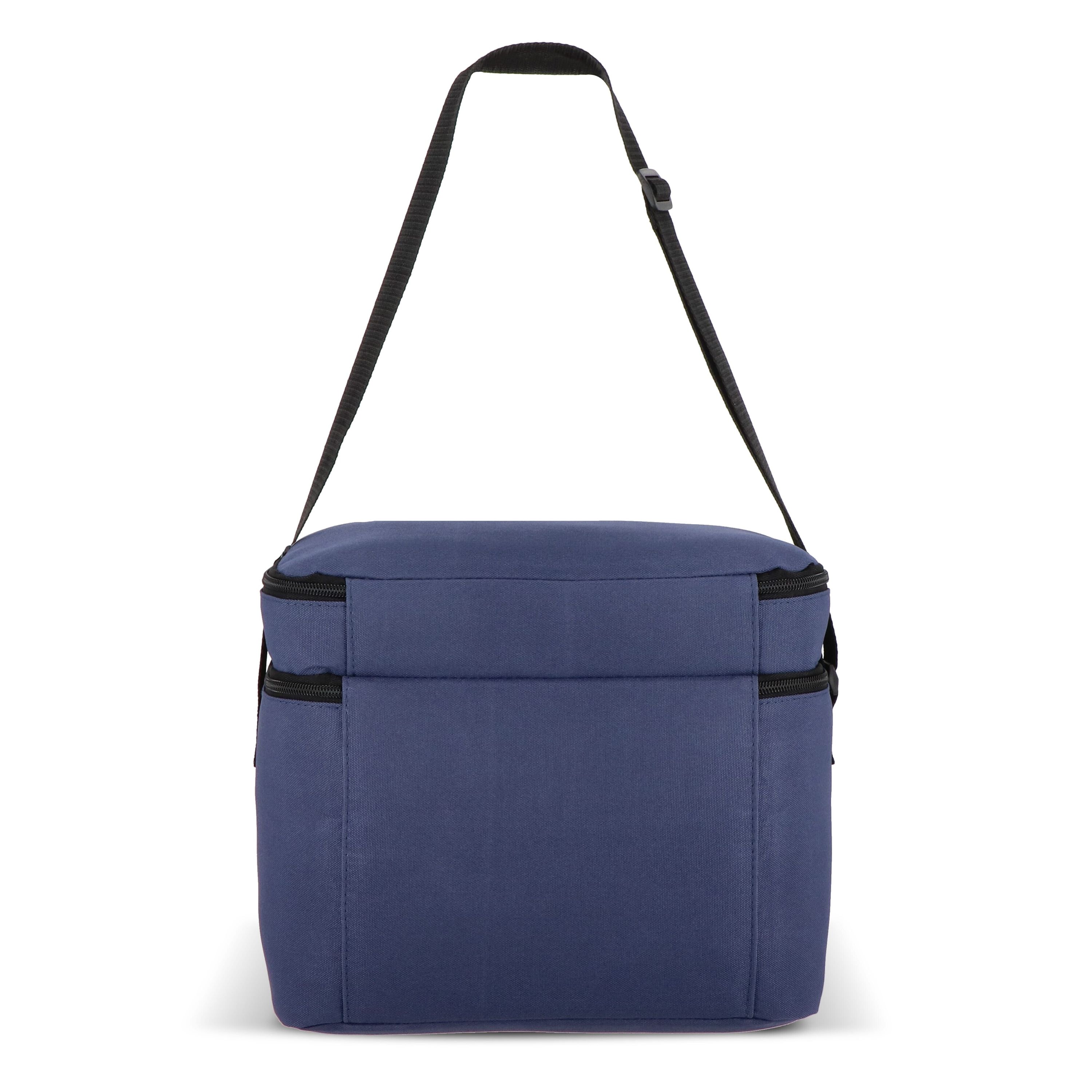 R-PET 600D Kühlbeutel mit zwei Fächern 30 x 20 x 25 cm 12 l - dunkelblau-20