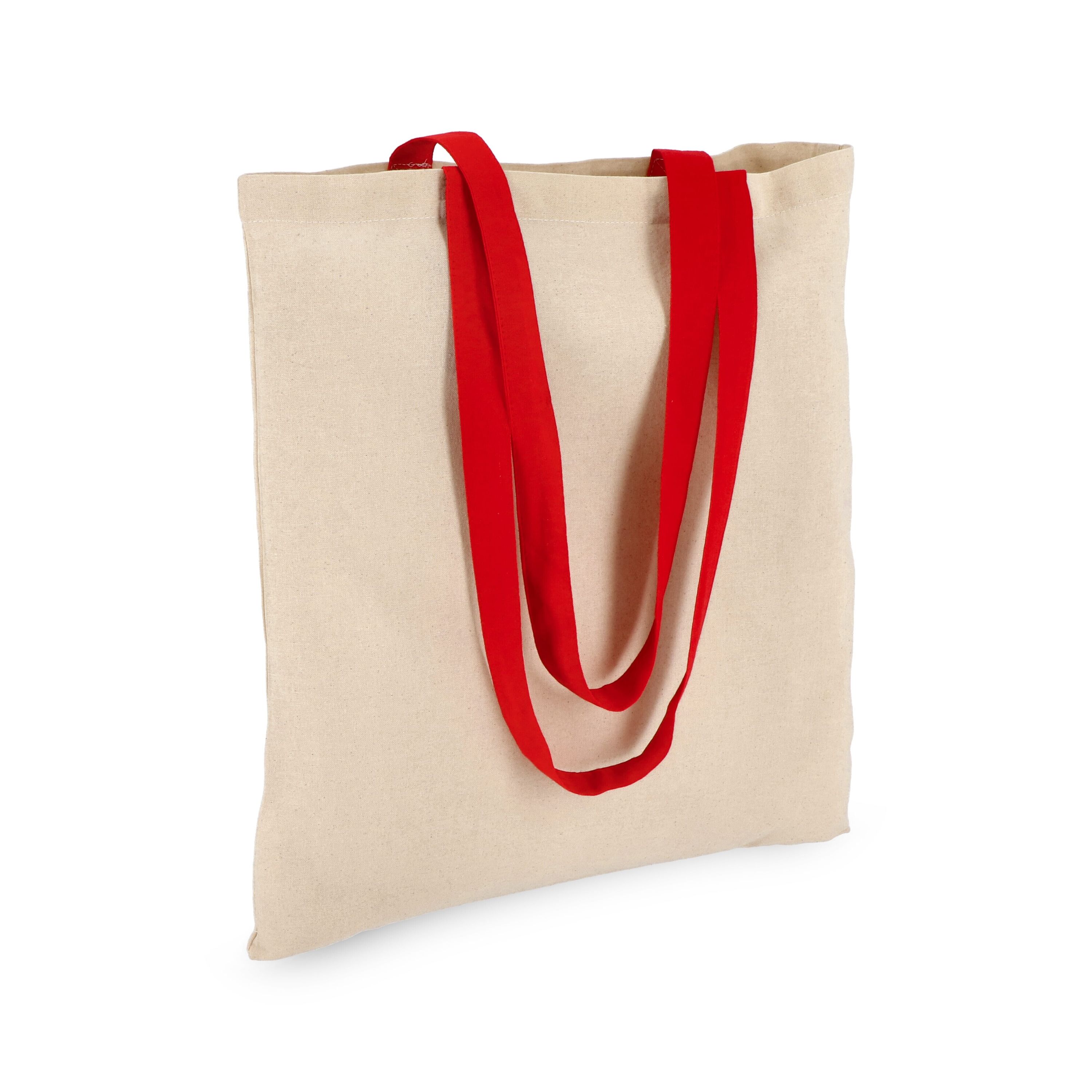 Tragetasche aus Baumwolle OEKO-TEX® 38 x 42cm 140g/m² - rot-183