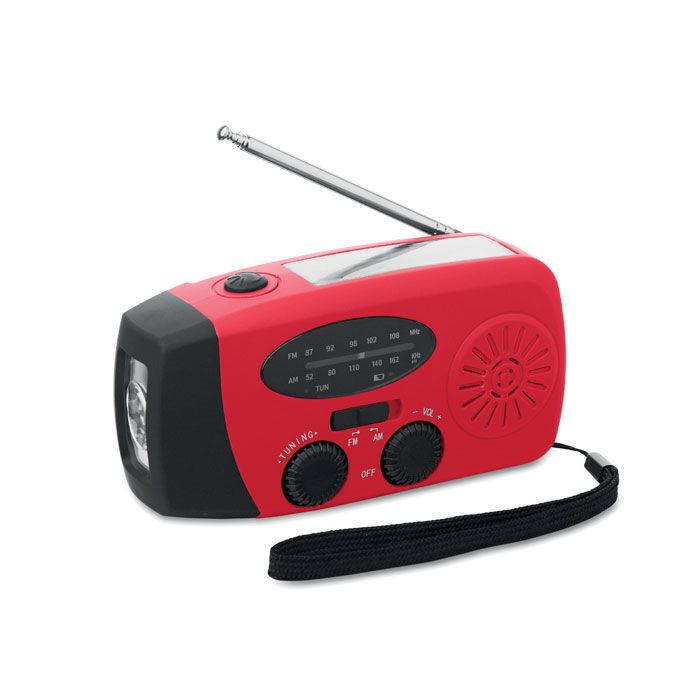 AM/FM Radio mit Taschenlampe MO2746- ONDA - rot-101