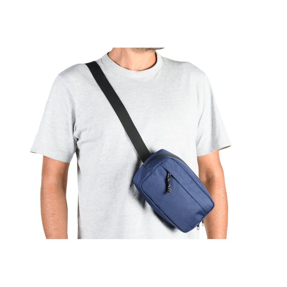 MYKONOS Gürteltasche 600D recyceltem Polyester, Innenfutter aus 210D - blau-242