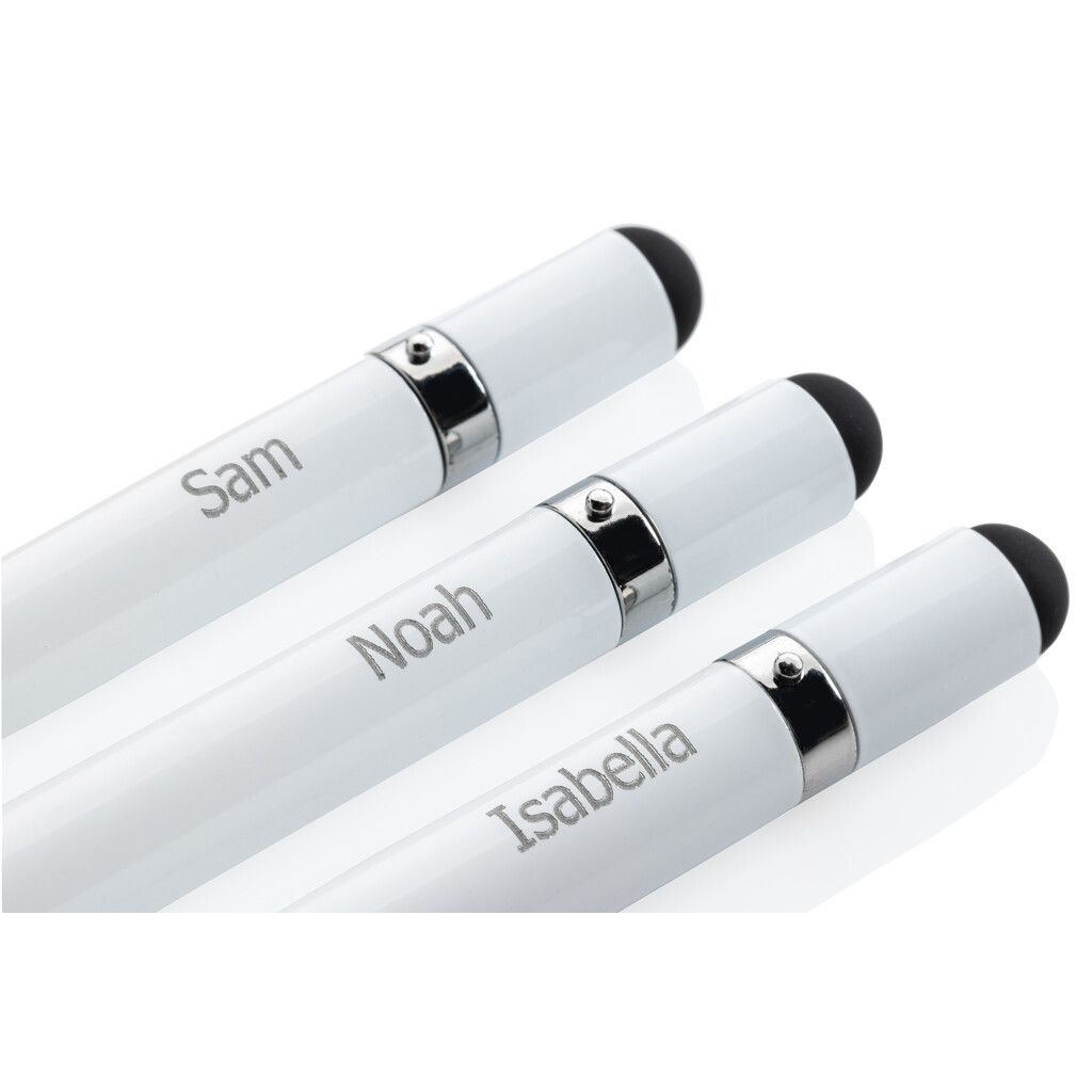 Eleganter Metallstift - weiß-715
