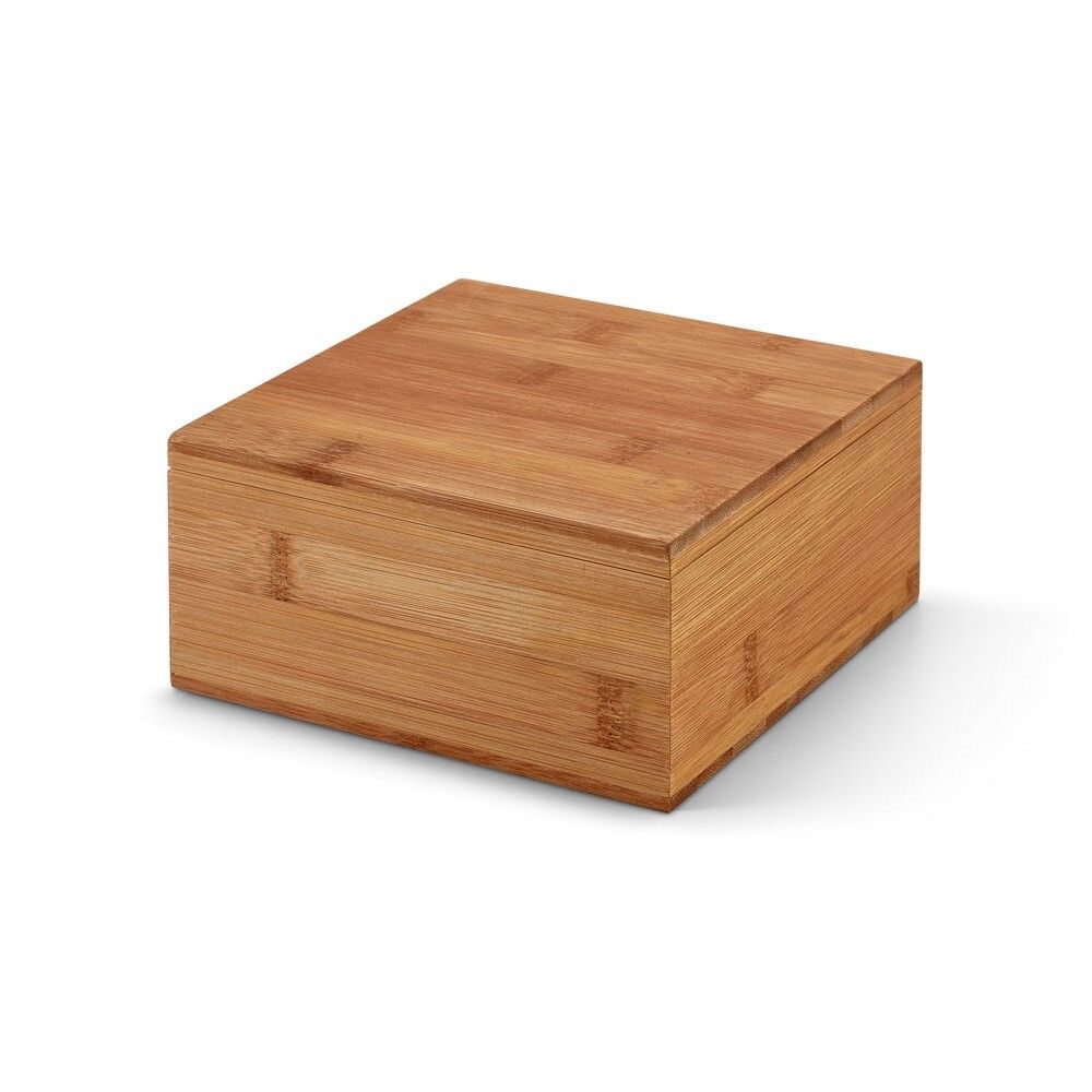 ARNICA Teebox aus Bambus mit 4 Fächern und einem Magnetverschluss - natur-153
