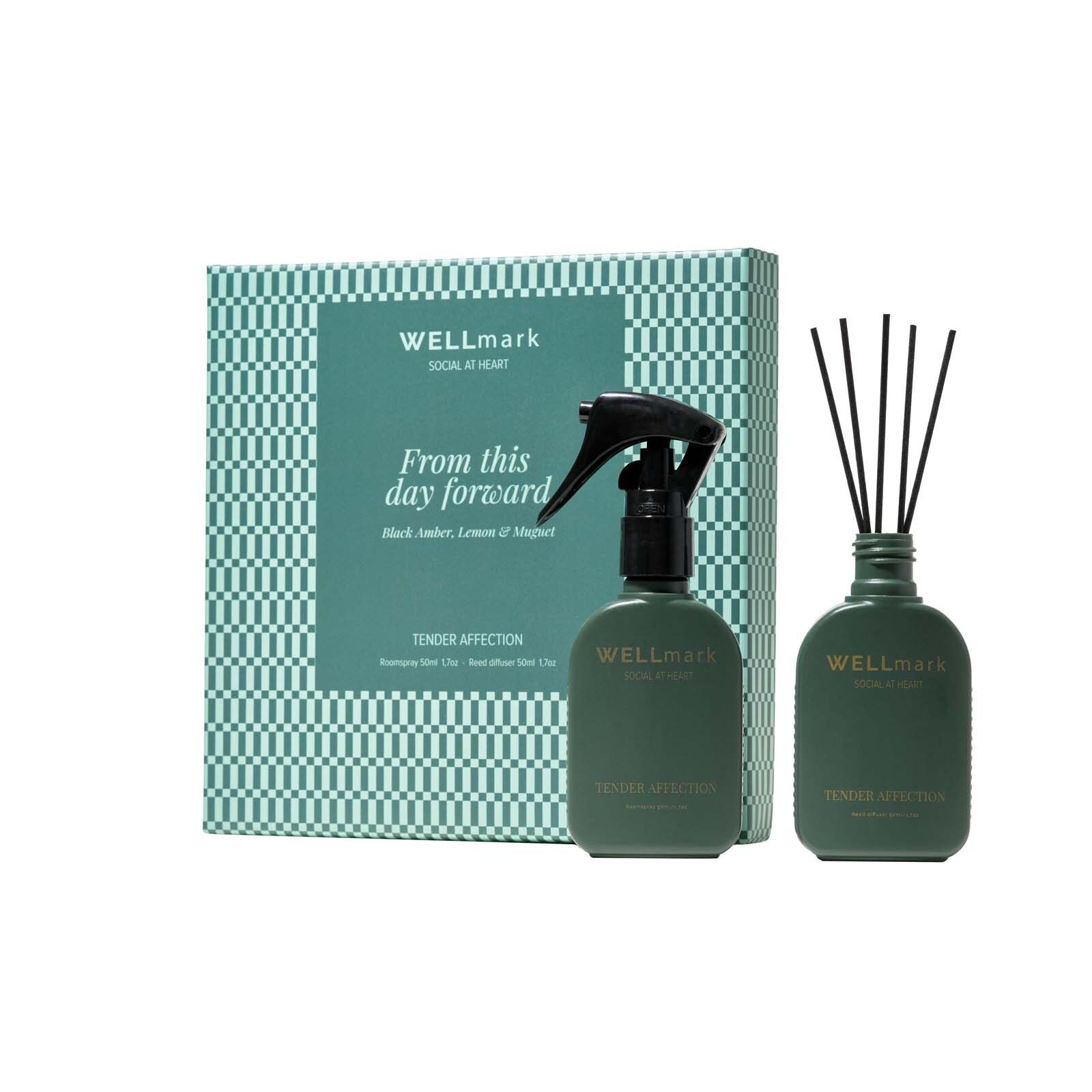 Wellmark Tender Affectiont 50 ml Raumspray und 50 ml Diffusor Set - green flash-343