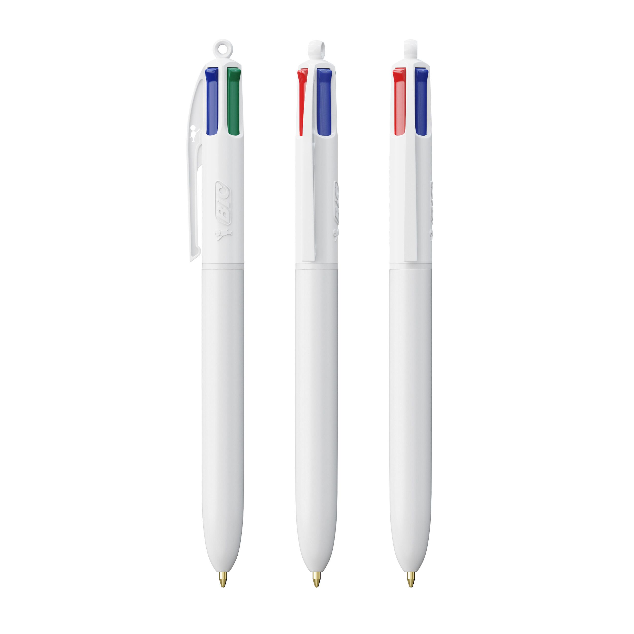 BIC® 4 Colours® Kugelschreiber - weiß-289