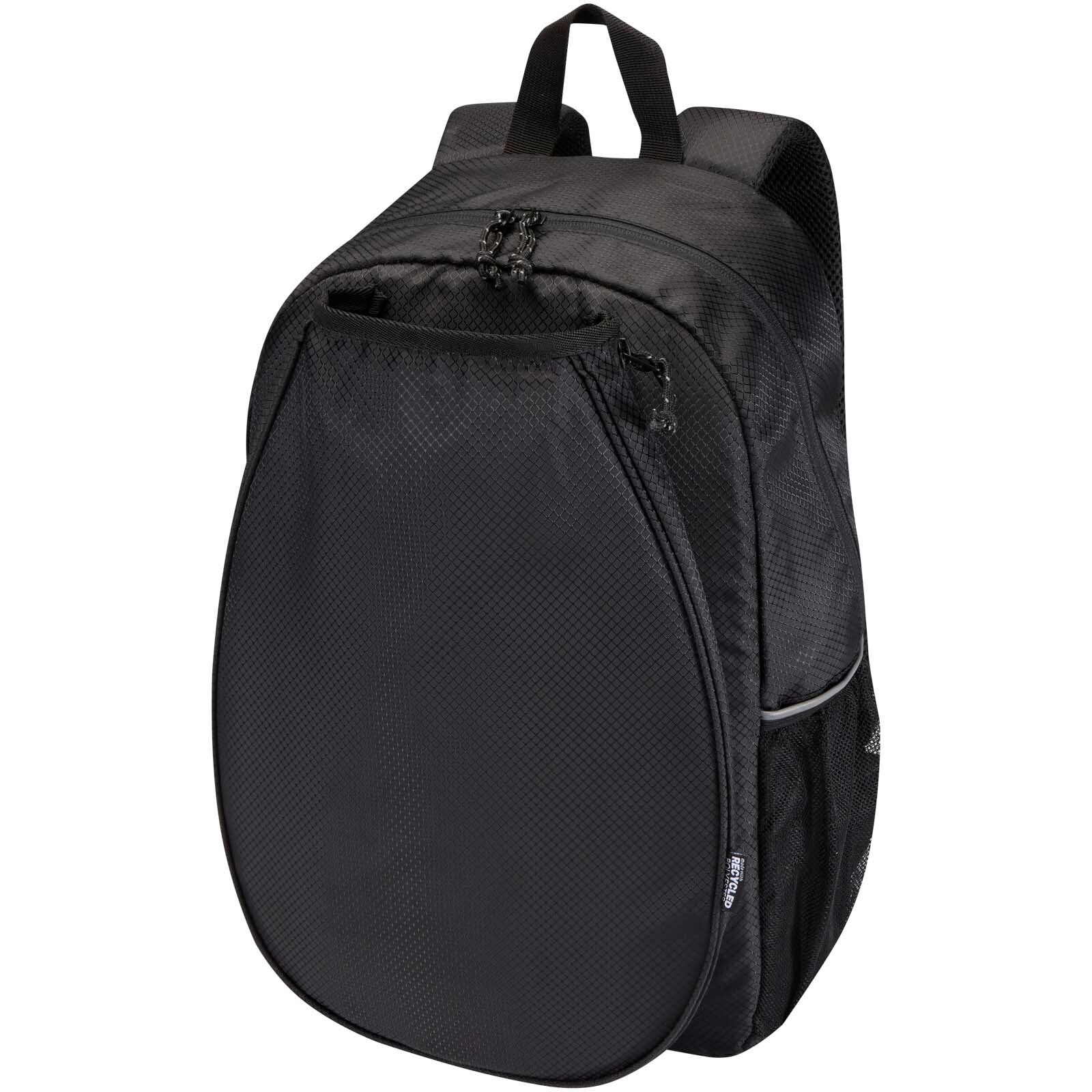 Varyon 15" GRS Padel-Rucksack aus recyceltem Material, 18 l - schwarz-670