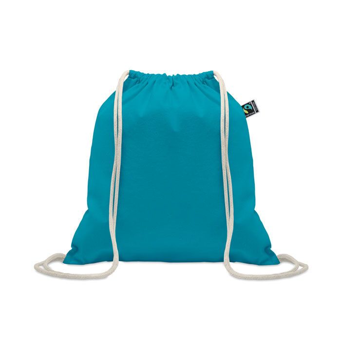 Kordelzugbeutel Fairtrade 180g OSOLE DRAW COLOUR - türkis-366