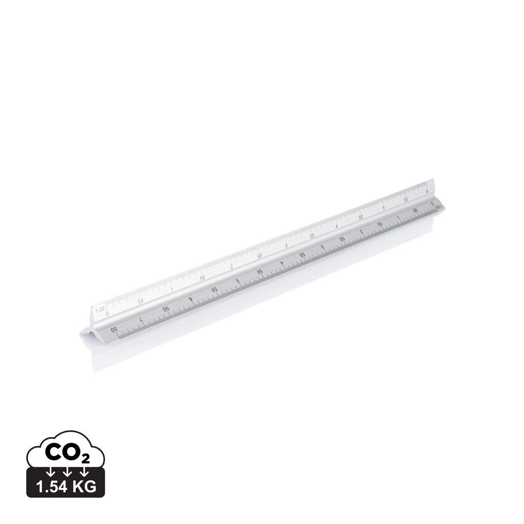 Aluminiumlineal 30 cm - silber-113