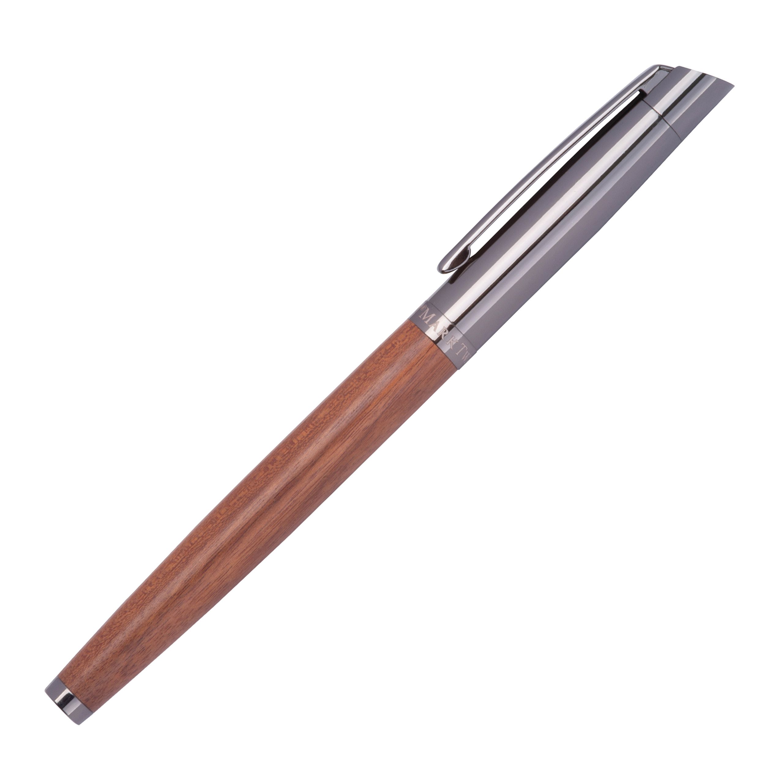 Mark Twain Schreibset aus Holz KATRINA - braun-819