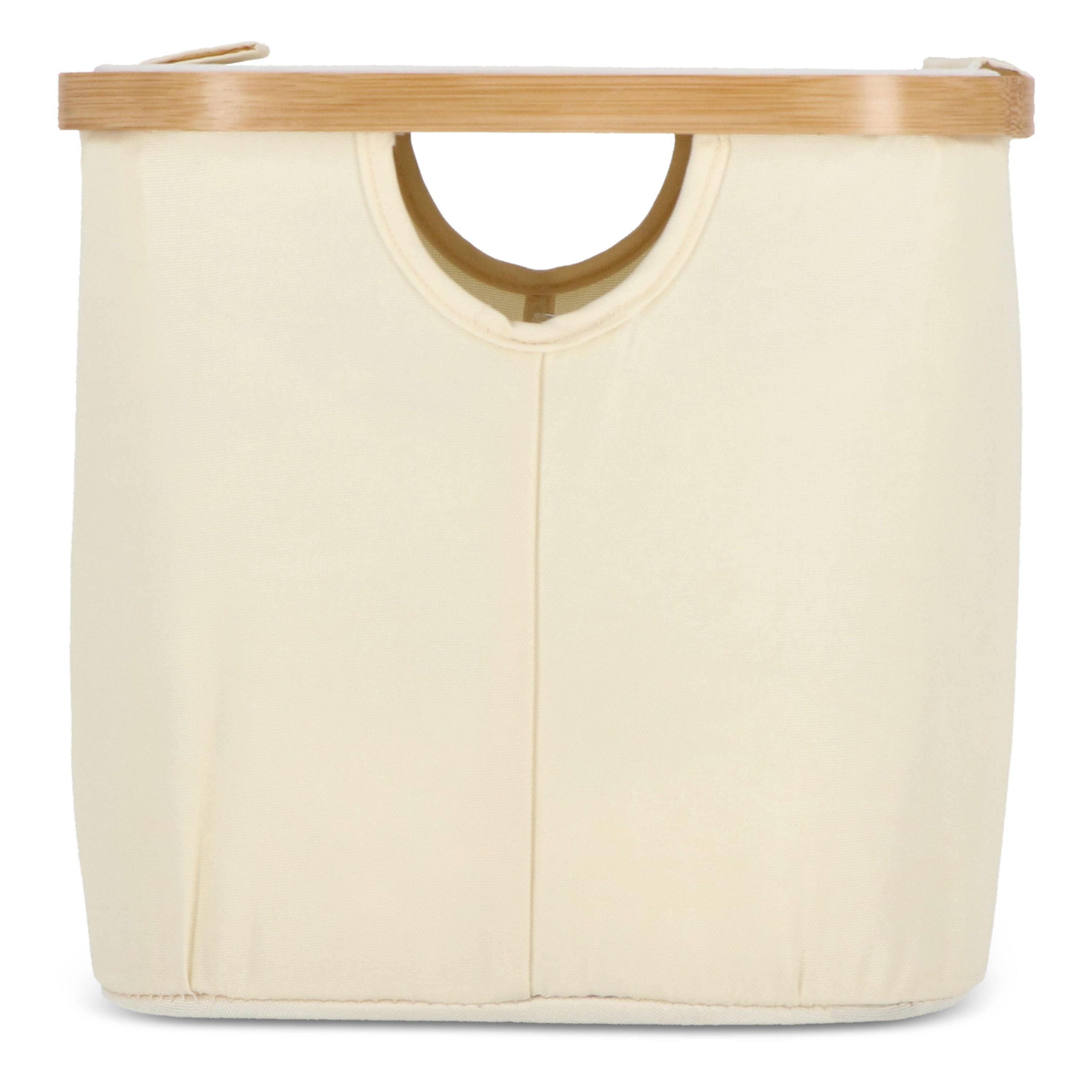 faltbarer Korb mit Deckel Sogne 38 x 26 x 25cm rPET - natur-740