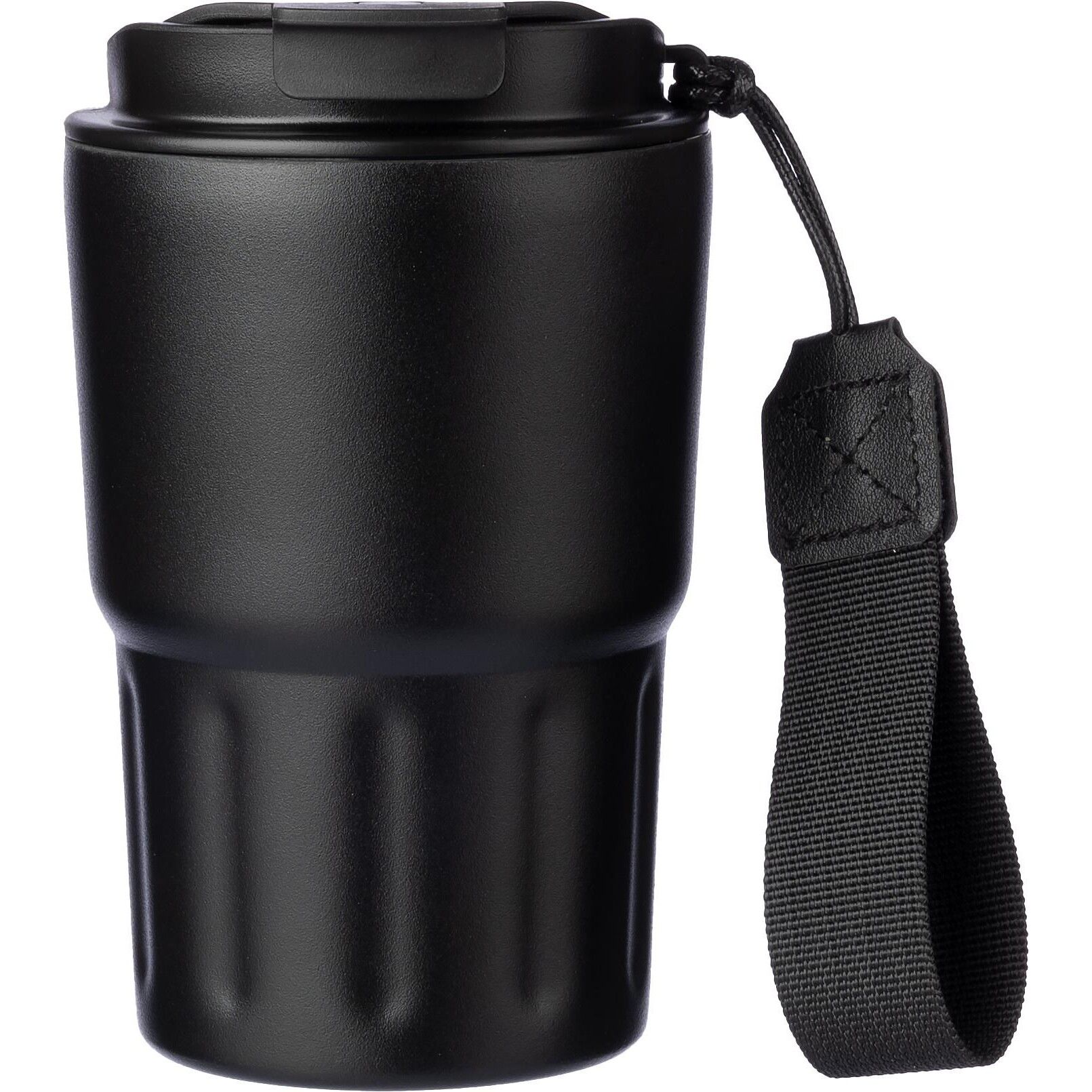 Doppelwandiger Becher aus Edelstahl Louisa - schwarz-617