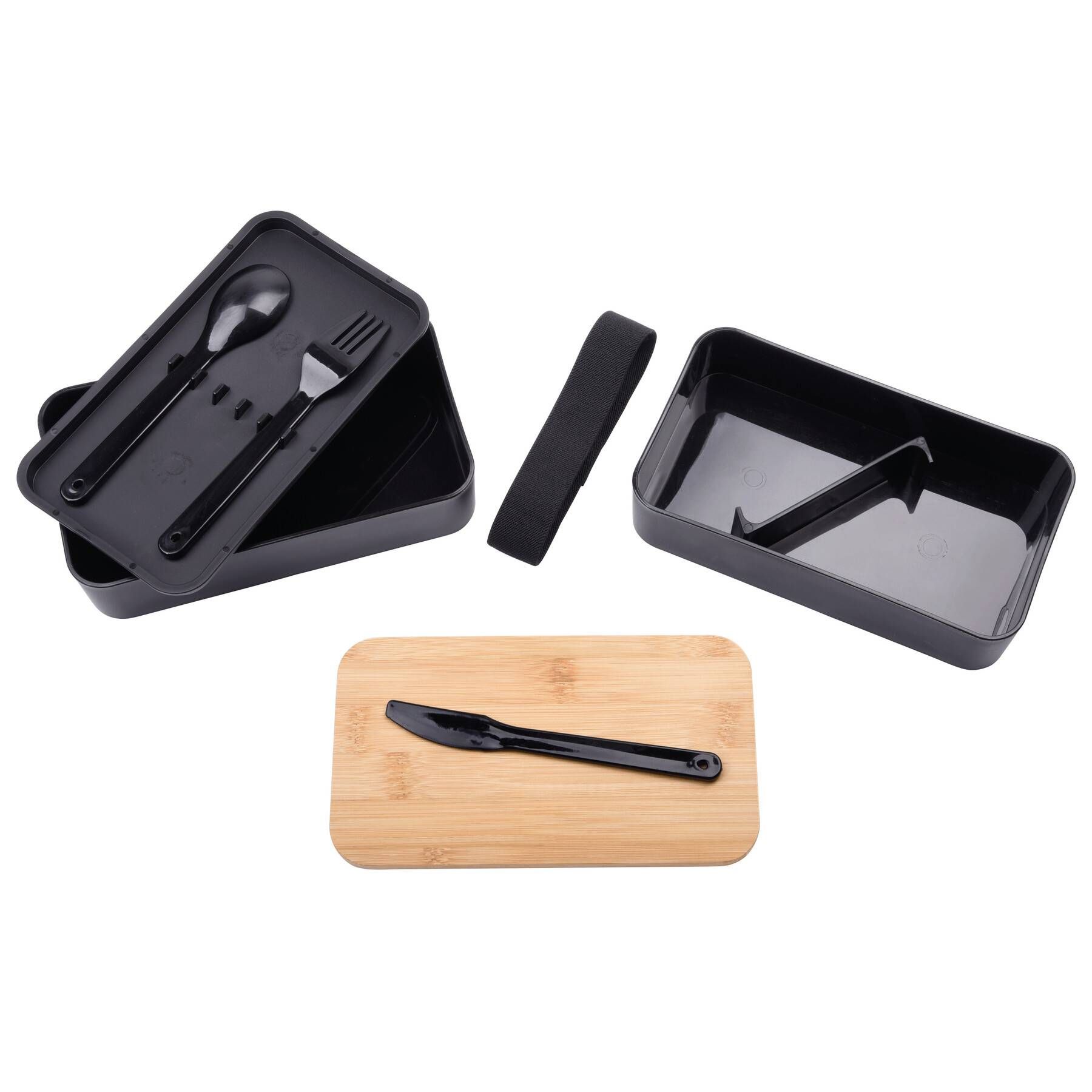 Lunchbox DOUBLE LEVEL - schwarz-923