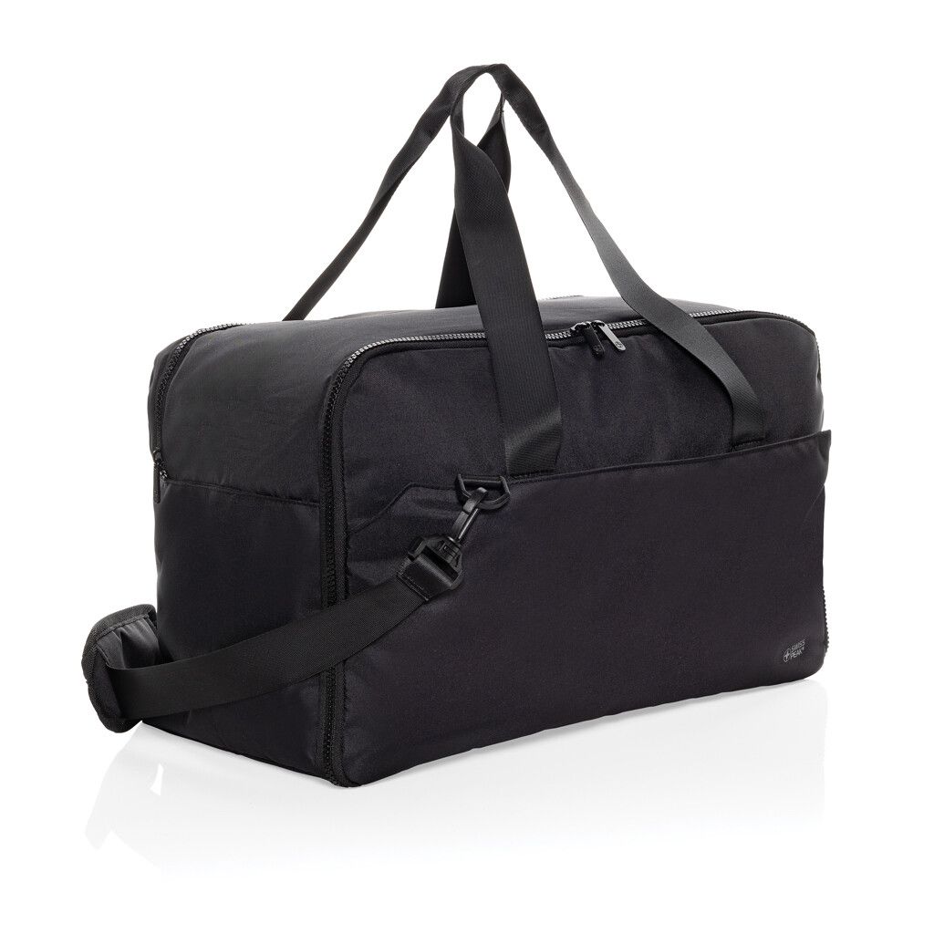 Swiss Peak Aware™ RPET 15,6" Laptop-Wochenendtasche - schwarz-250