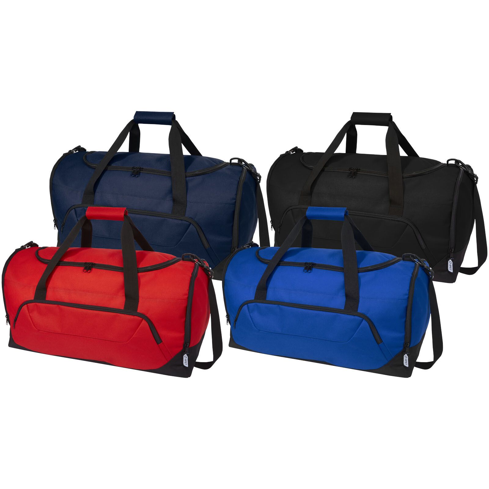Retrend RPET Reisetasche 40L - schwarz-672