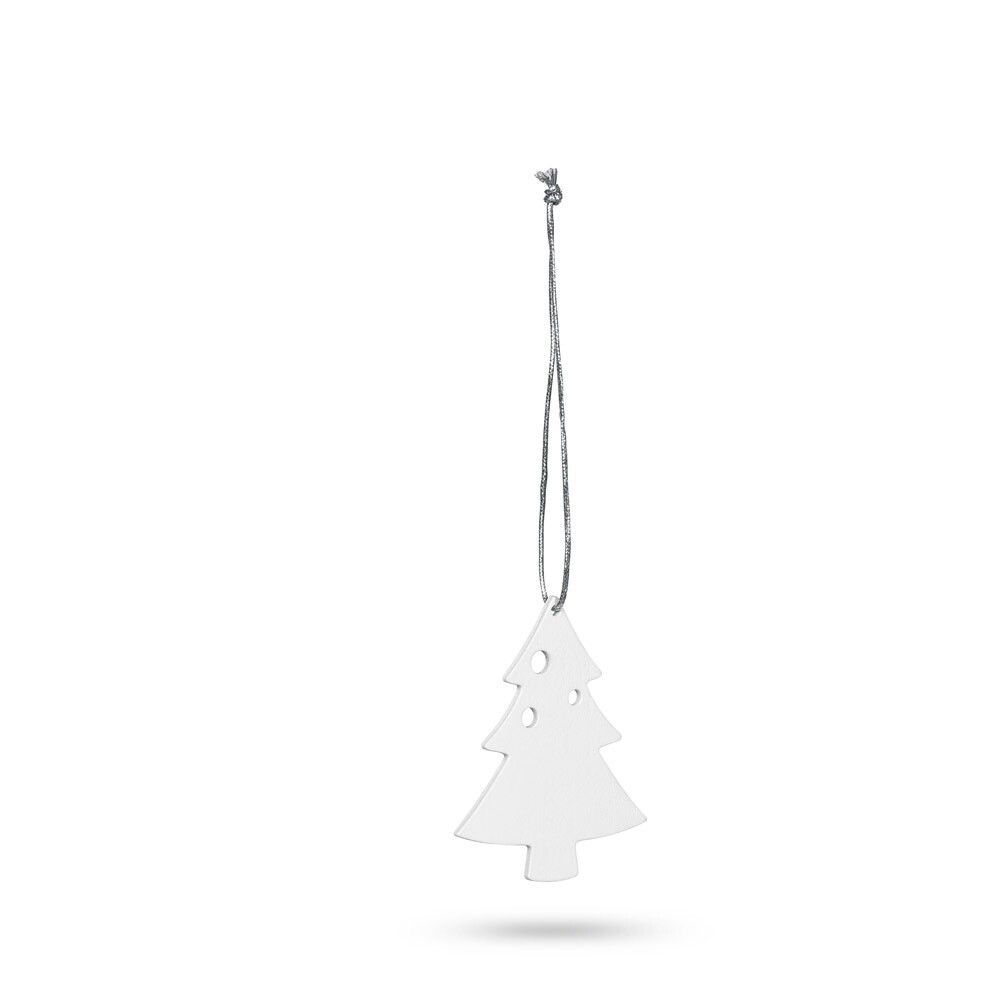 MORZINE Weihnachtsfiguren zum Aufhängen - weiß-689