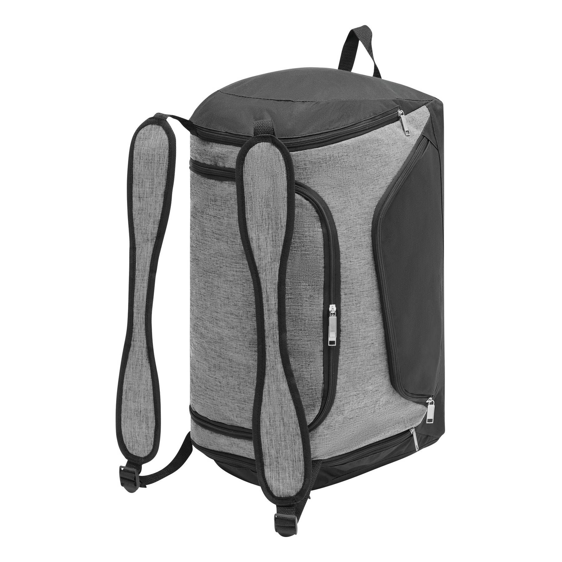 Sporttasche 2 IN 1 - grau - schwarz-160