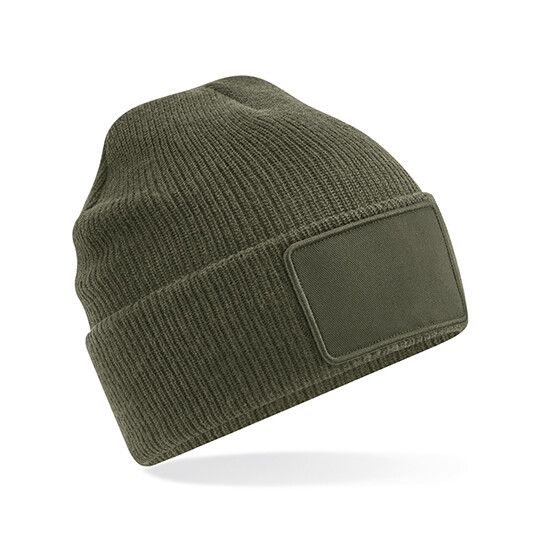 Removable Patch Thinsulate™ Beanie - military green-630