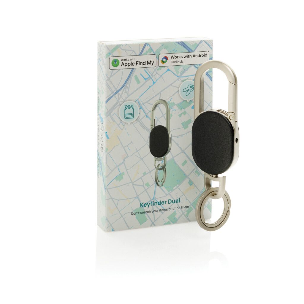 Keyfinder Dual Schlüsselanhänger mit weltweiter Ortung - schwarz-355