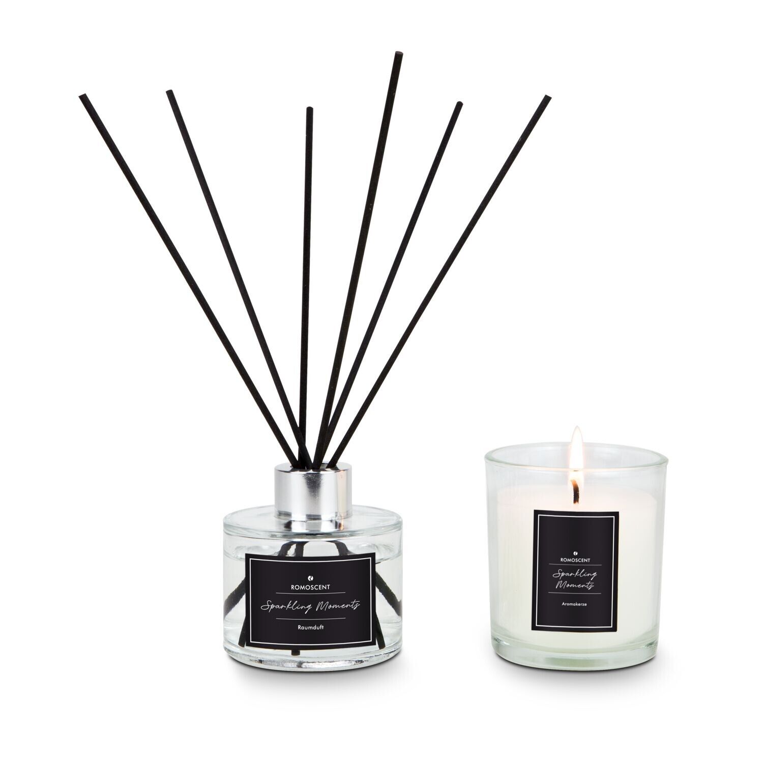 ROMOSCENT® Aroma-Set Sparkling Moments, Raumduft & Aromakerze-911