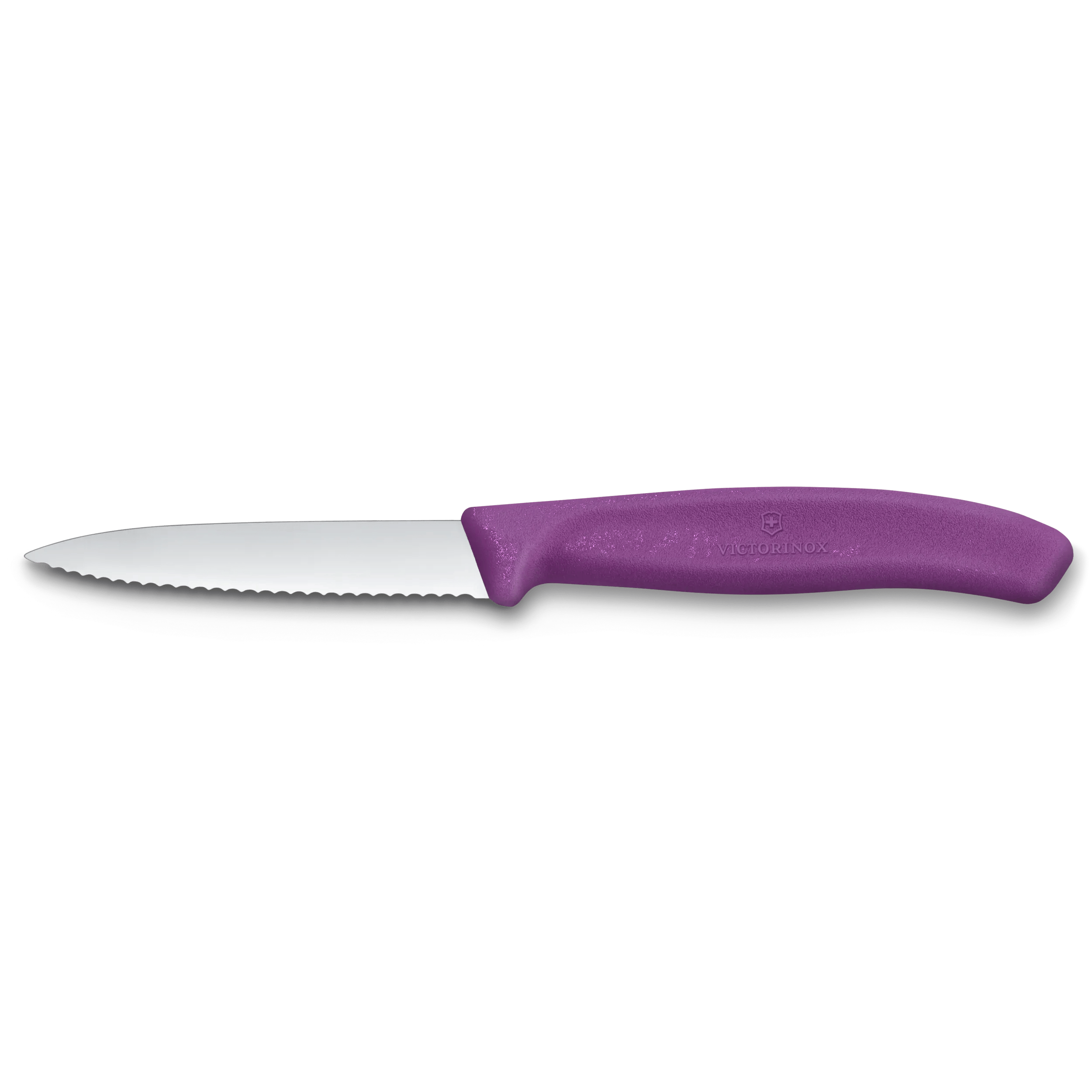 Swiss Classic Gemüsemesser 8 cm mit Wellenschliff - violett-174