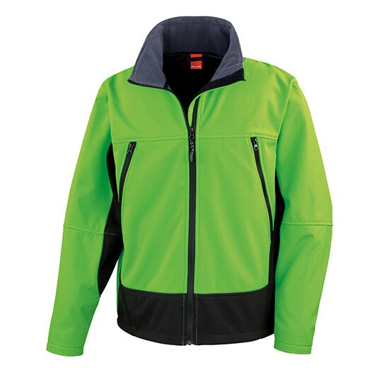 vivid green - black