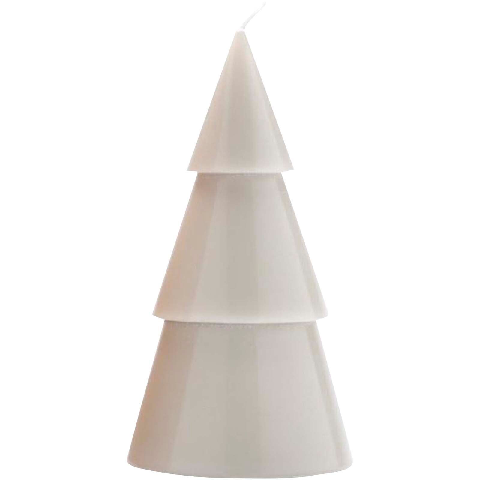 Originalhome Weihnachtsbaum Kerze L - hellgrau-611