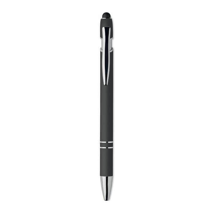 Druckkugelschreiber mit Stylus SIPARO - schwarz-873