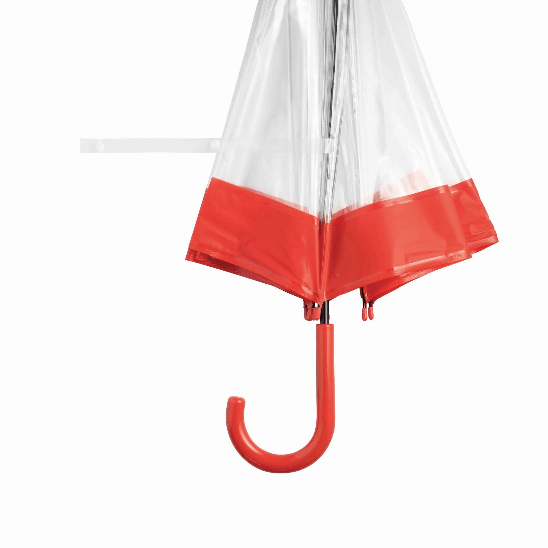 Glockenschirm HONEYMOON - rot - transparent-29