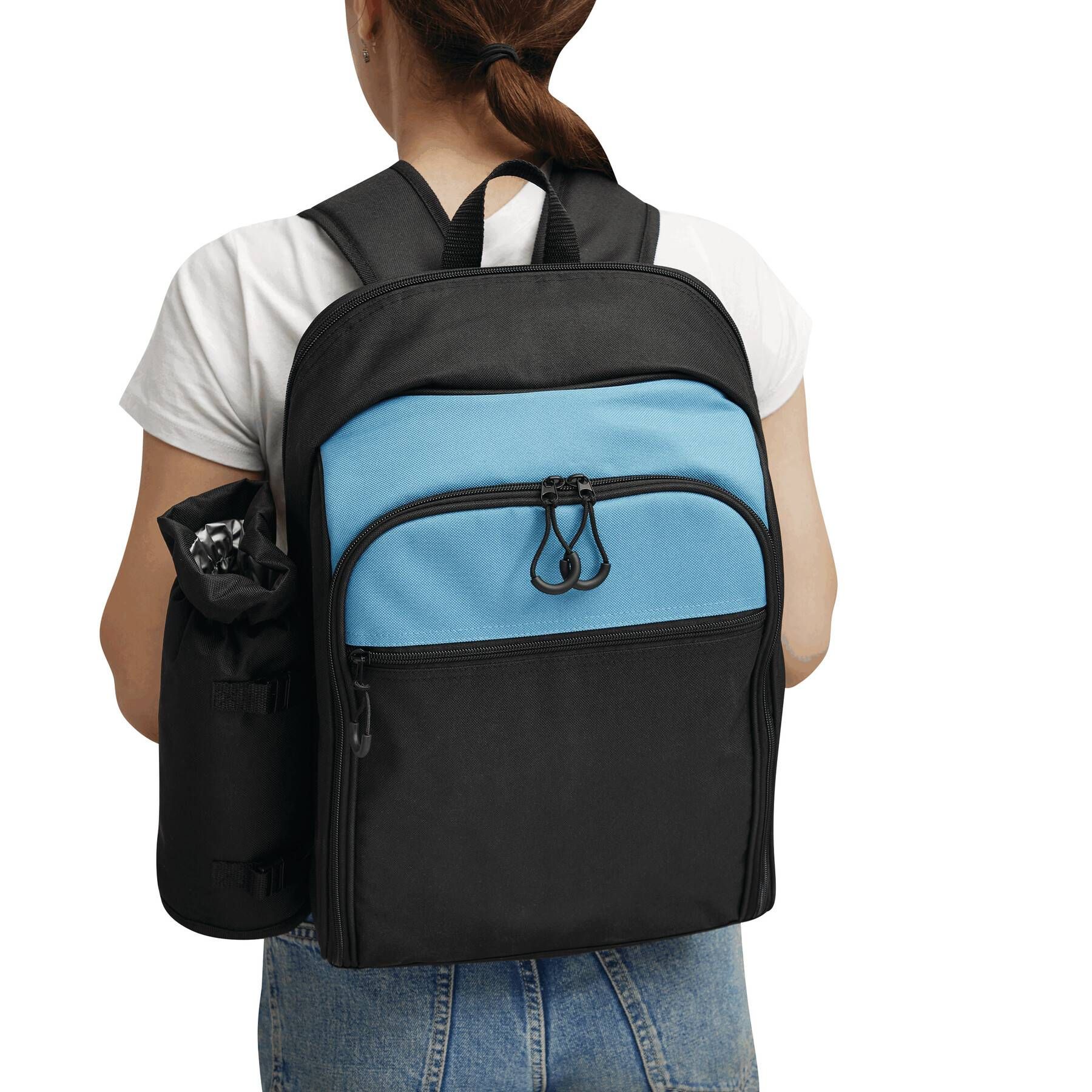 Picknick-Rucksack SMART TRIP - schwarz - türkis-724