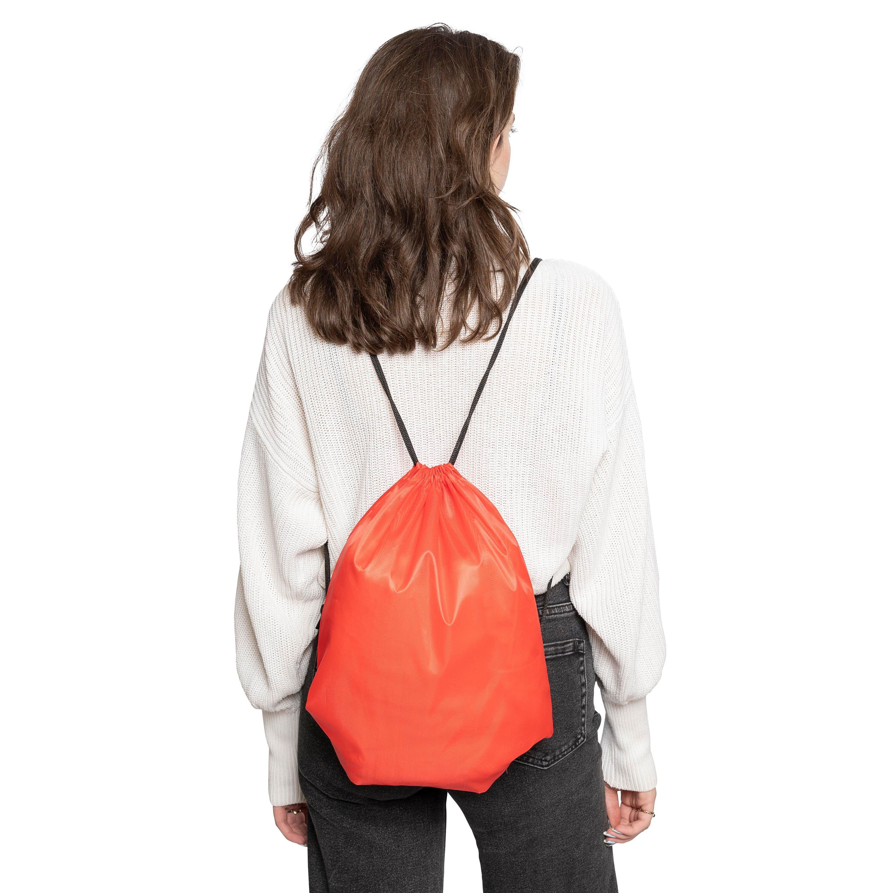 210D Polyester Kordelzug Rucksack Isolde - orange-749