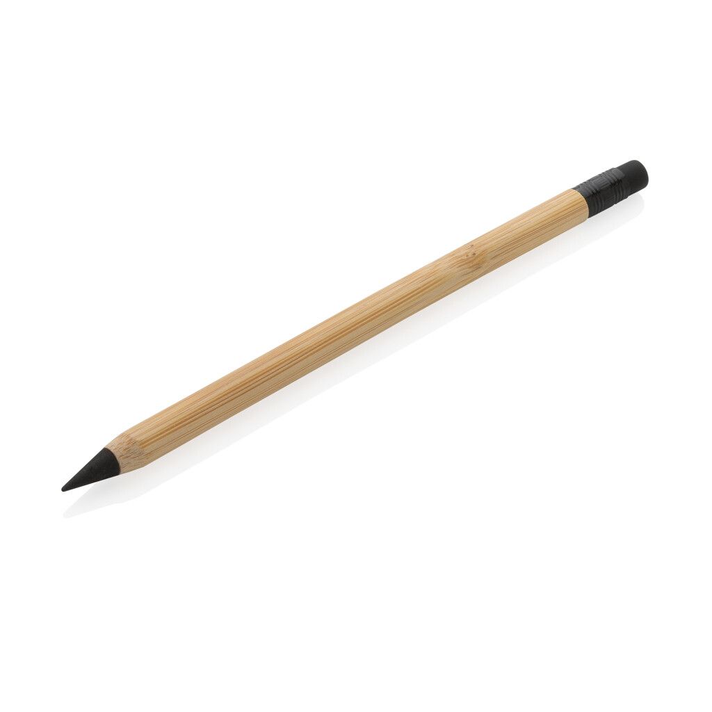 Bambus Infinity-Stift mit Radiergummi - braun-676