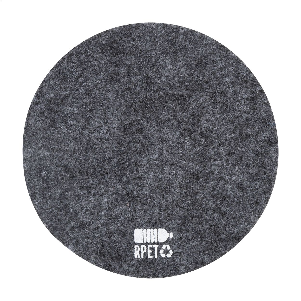 Hefe RPET-Filzuntersetzer - dunkelgrau-208