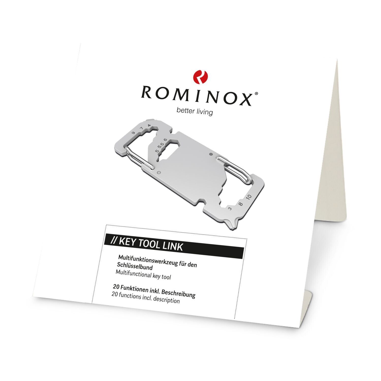 ROMINOX® Key Tool Link - 20 Funktionen (Karabiner)-808