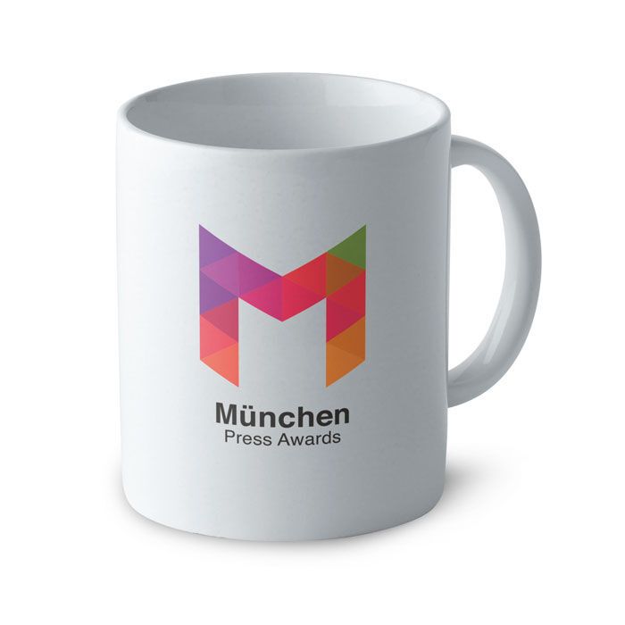 Keramikbecher 300ml DUBLIN - weiß-117