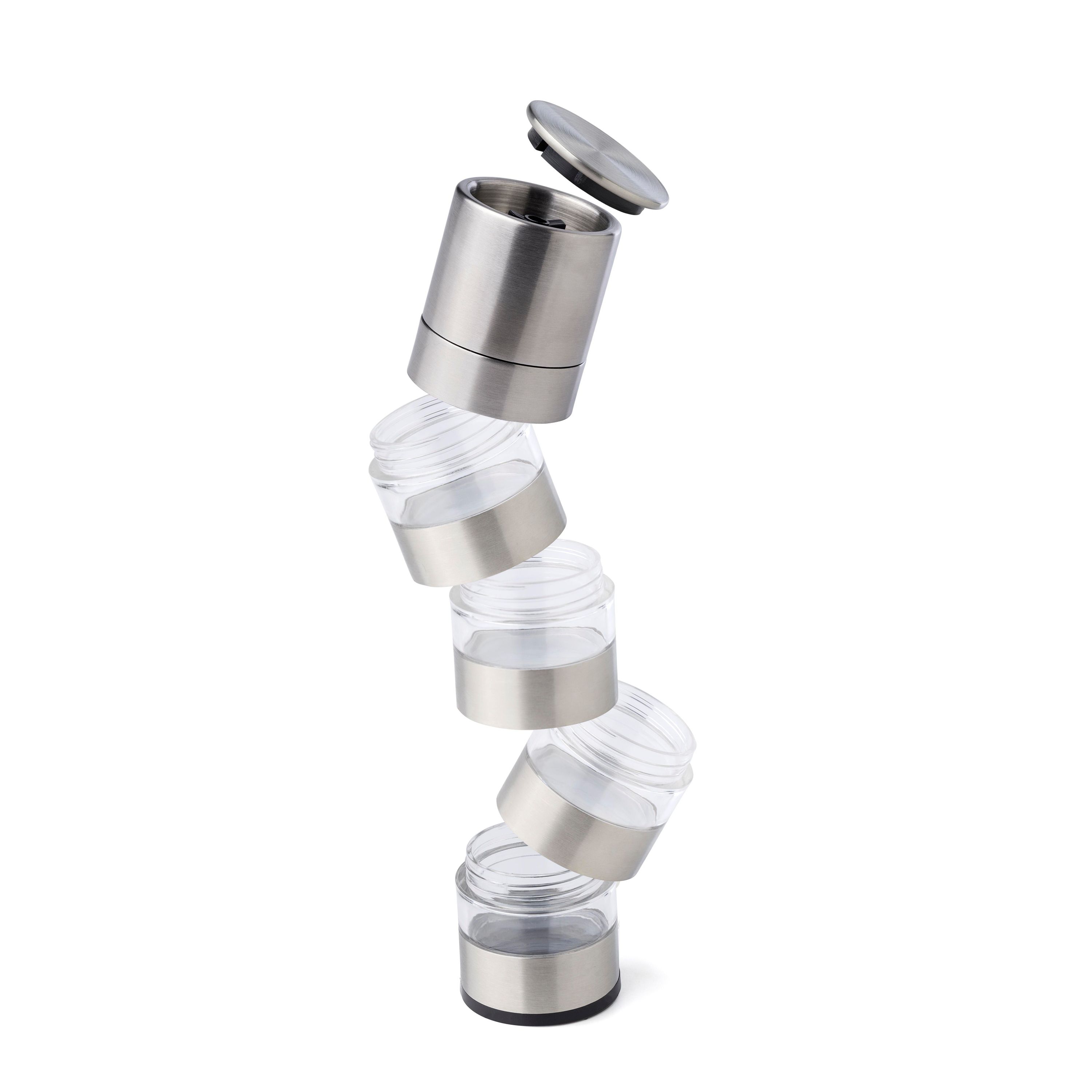 Gewürzmühle Rylan aus rostfreiem Stahl - silber-648
