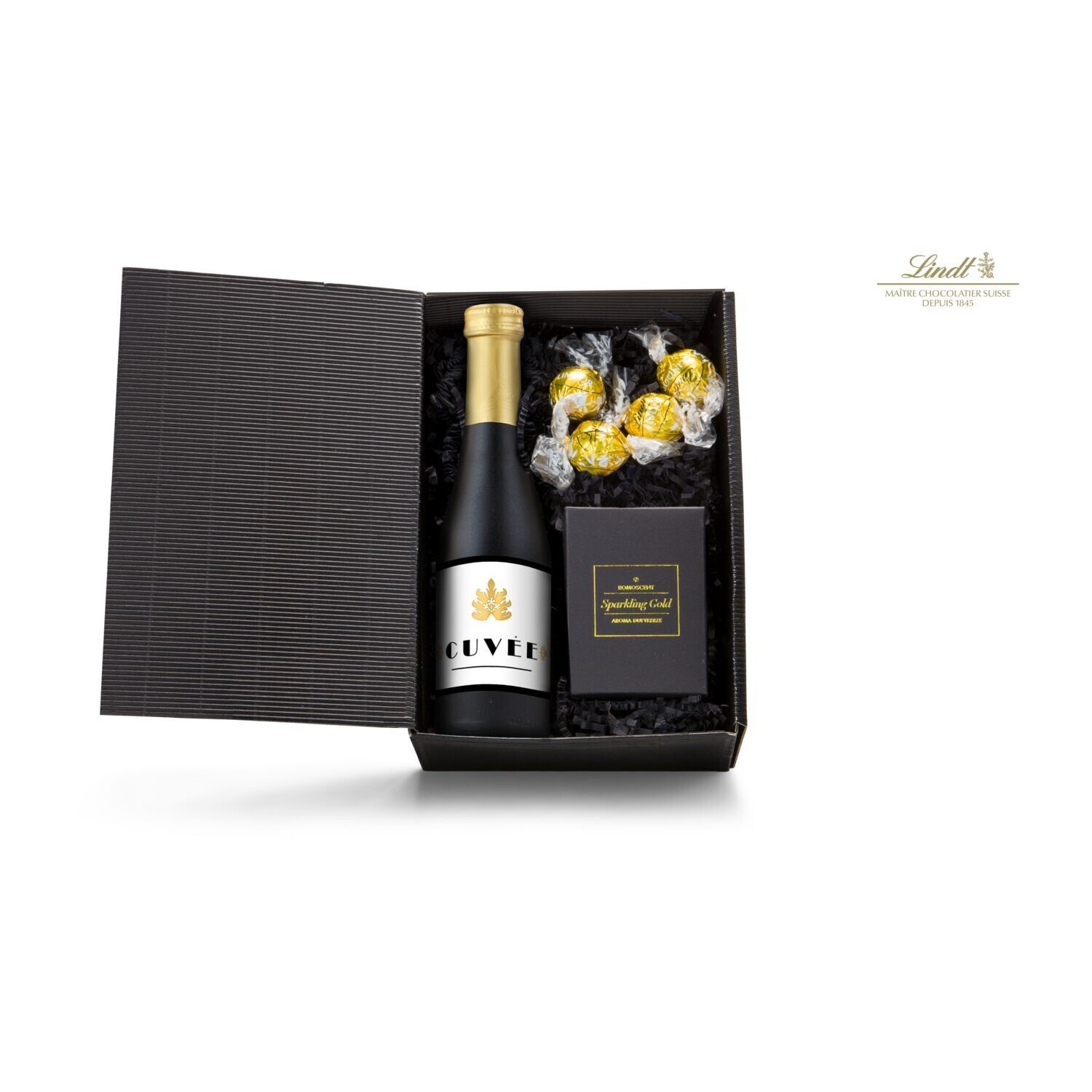 Geschenkset Schwarz-Goldene Momente, alkoholfrei-523