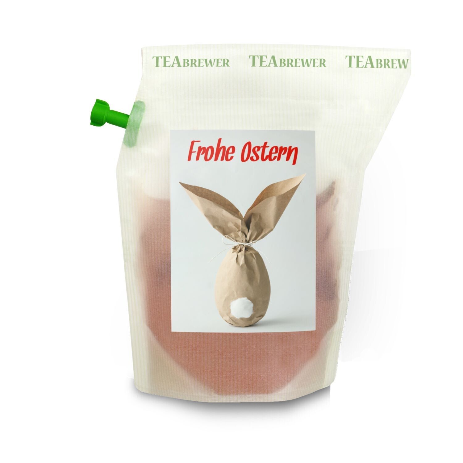 Oster-Tee Tasty Berry - Frohe Ostern Packpapierhase-373
