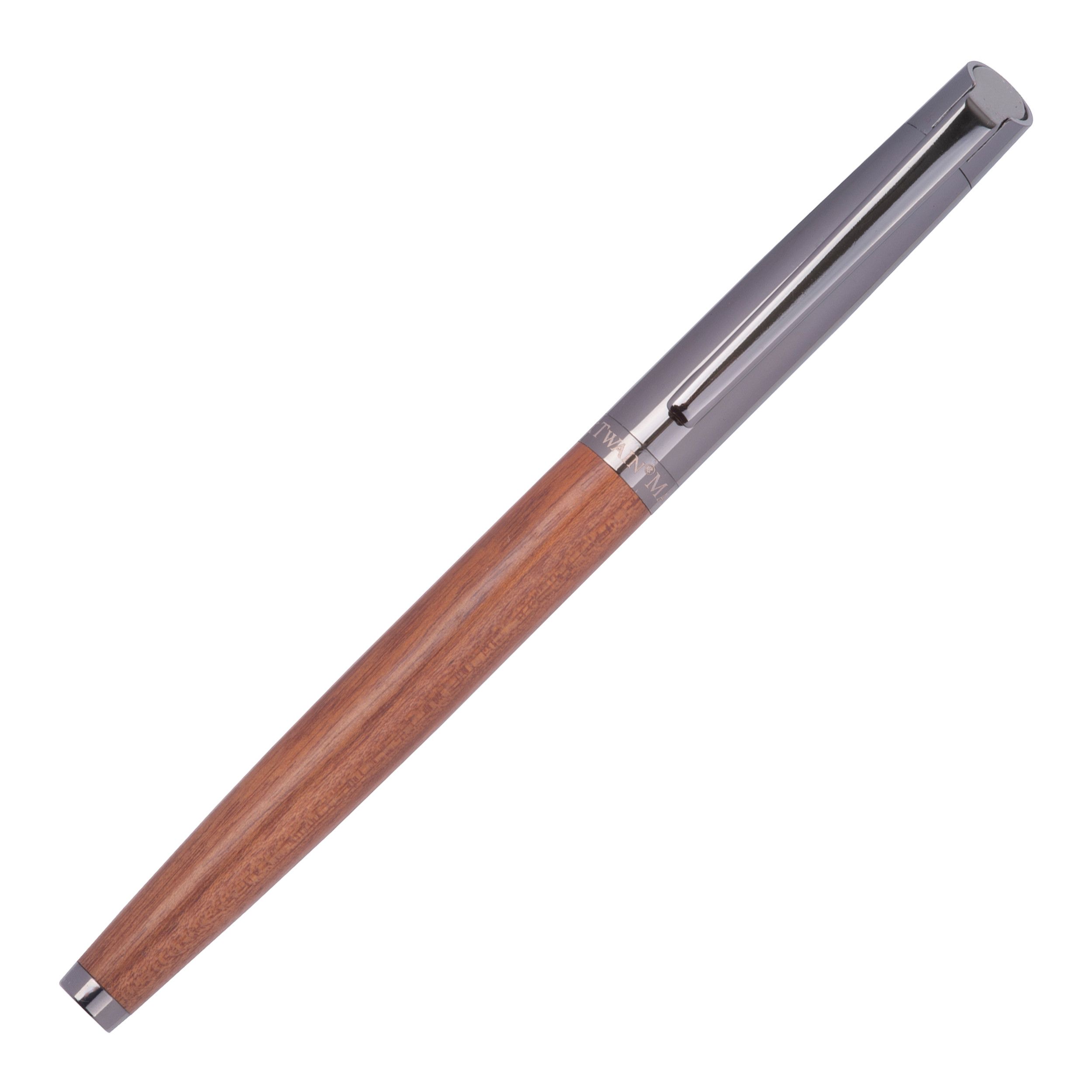 Mark Twain Schreibset aus Holz KATRINA - braun-479