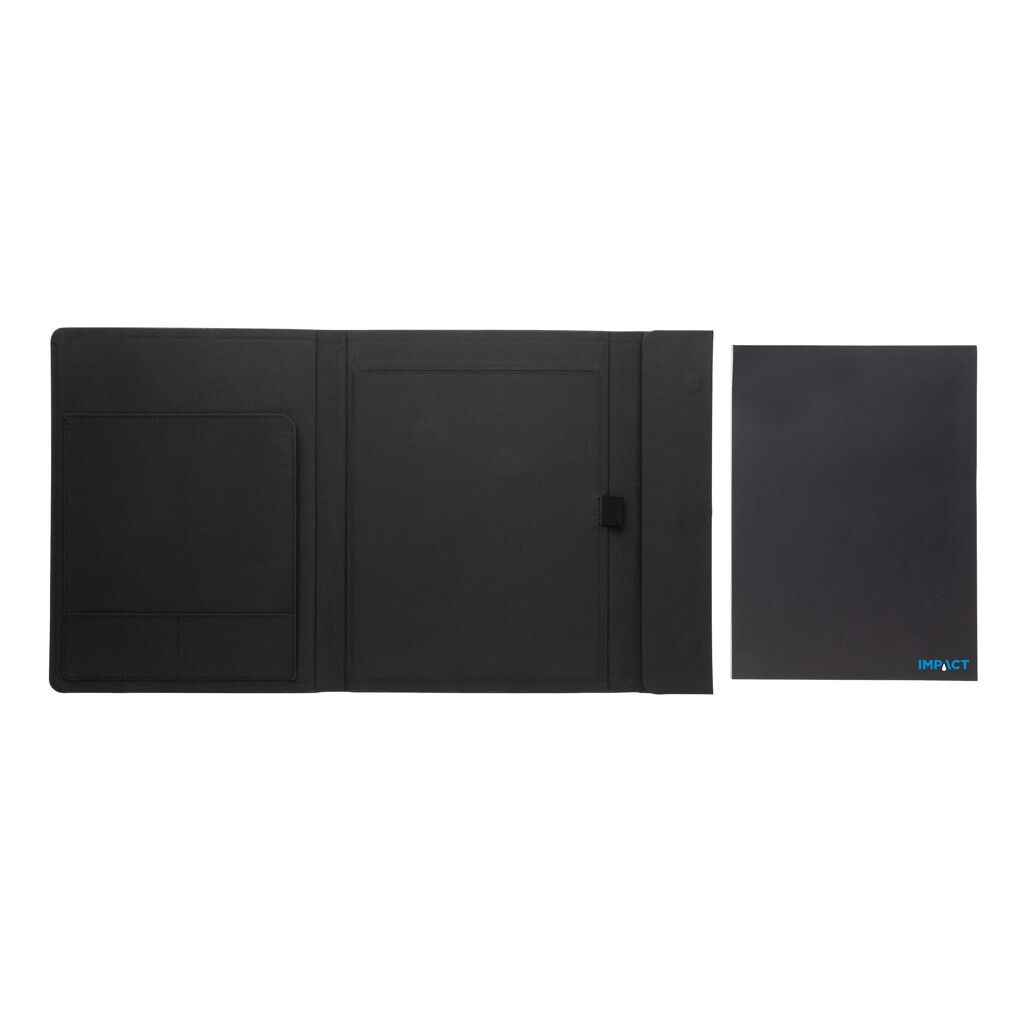 Impact Aware™ A4 Portfolio mit Magnetverschluss - schwarz-556