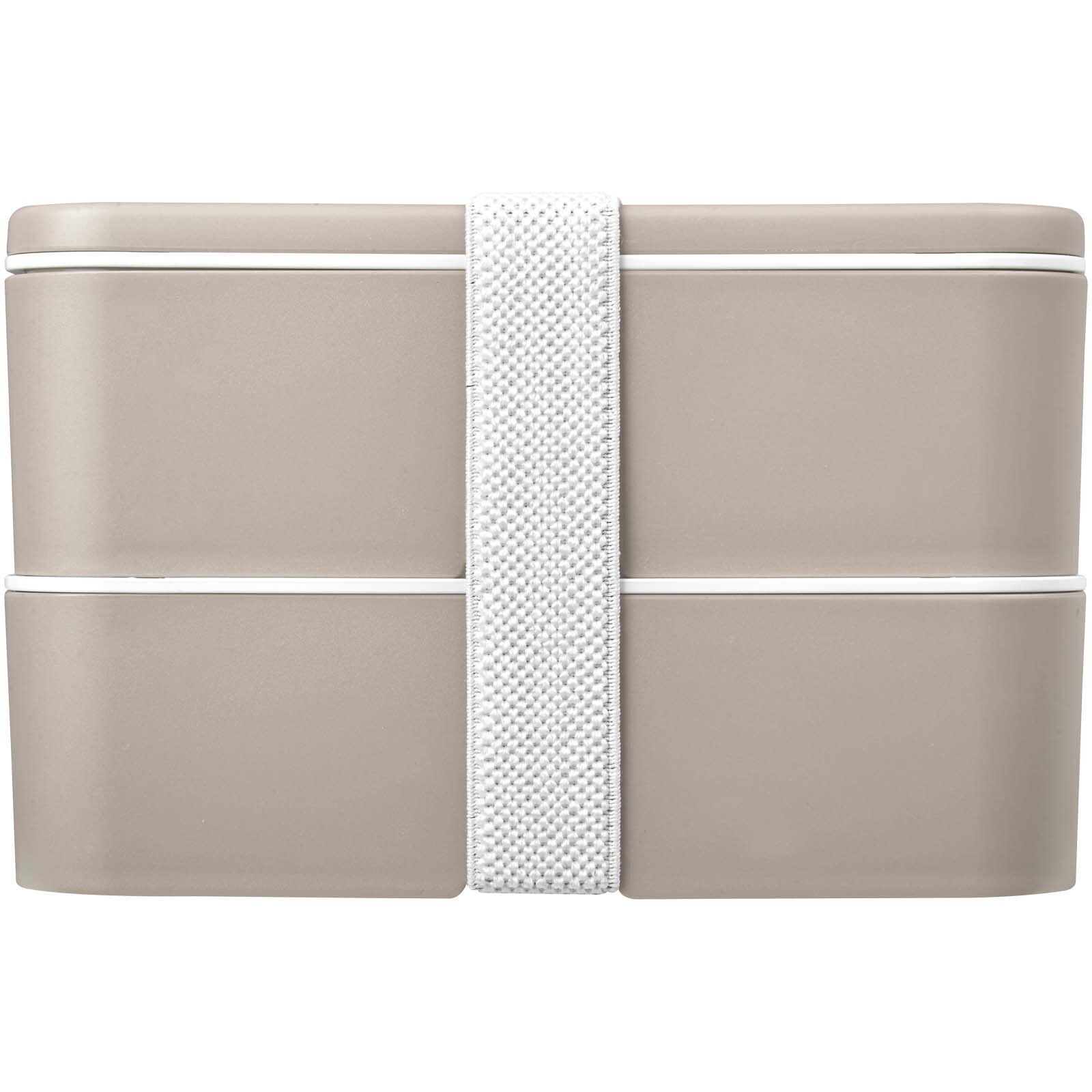 MIYO POP 700 + 700 ml doppelschichtige Lunchbox - sandstone-398