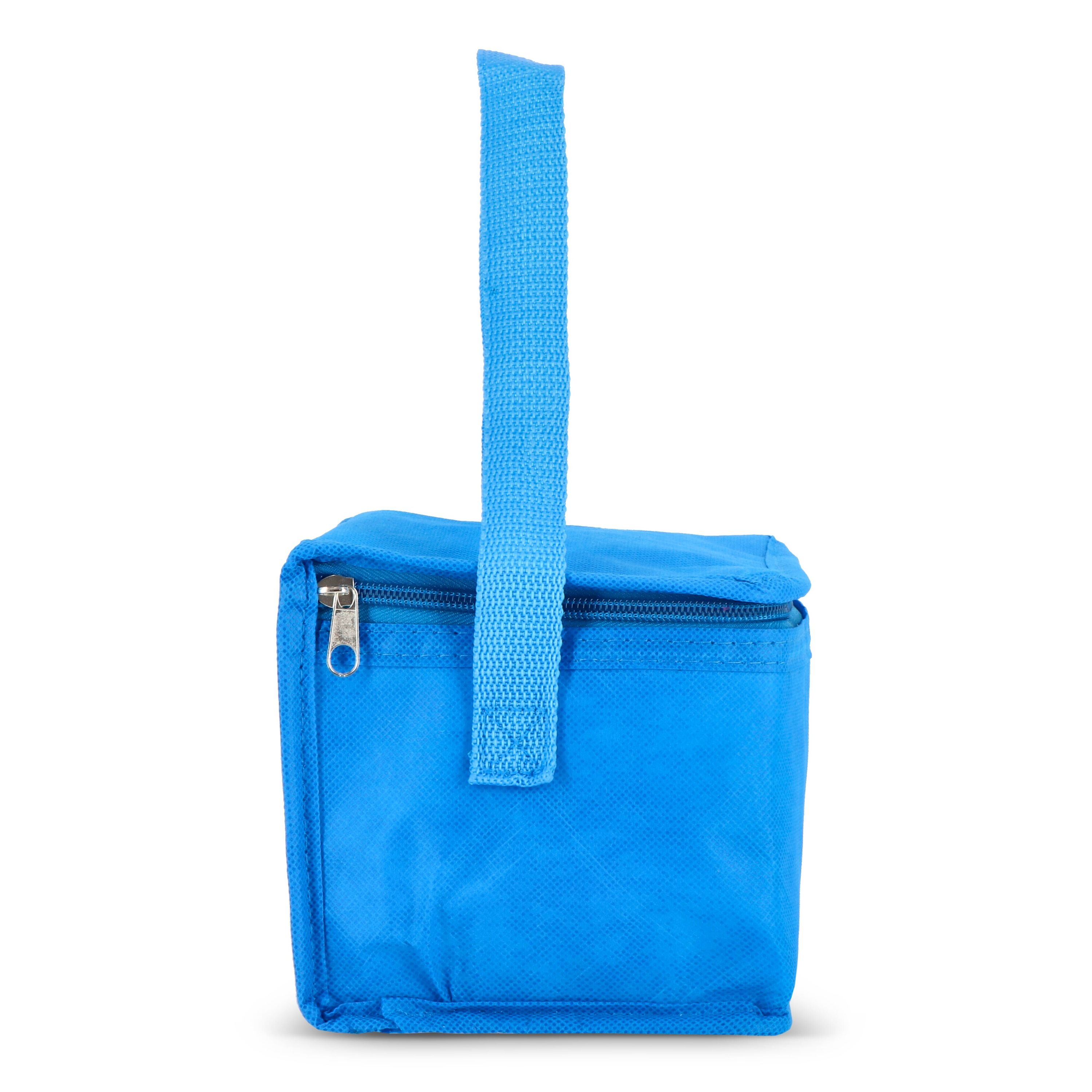 R-PET 6 Dosen-Kühltasche Non Woven 20x 13 x 12,5cm 75g/m² - hellblau-578