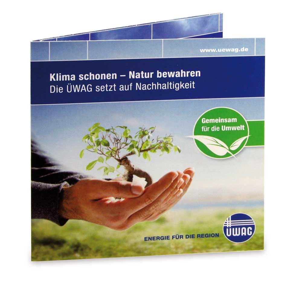 Green-Card mit Samen - Sommerblumenmischung, Digitaldruck Vorderseite-304