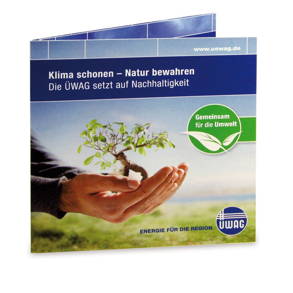 Green-Card mit Samen - Sommerblumenmischung, Digitaldruck Vorderseite-304