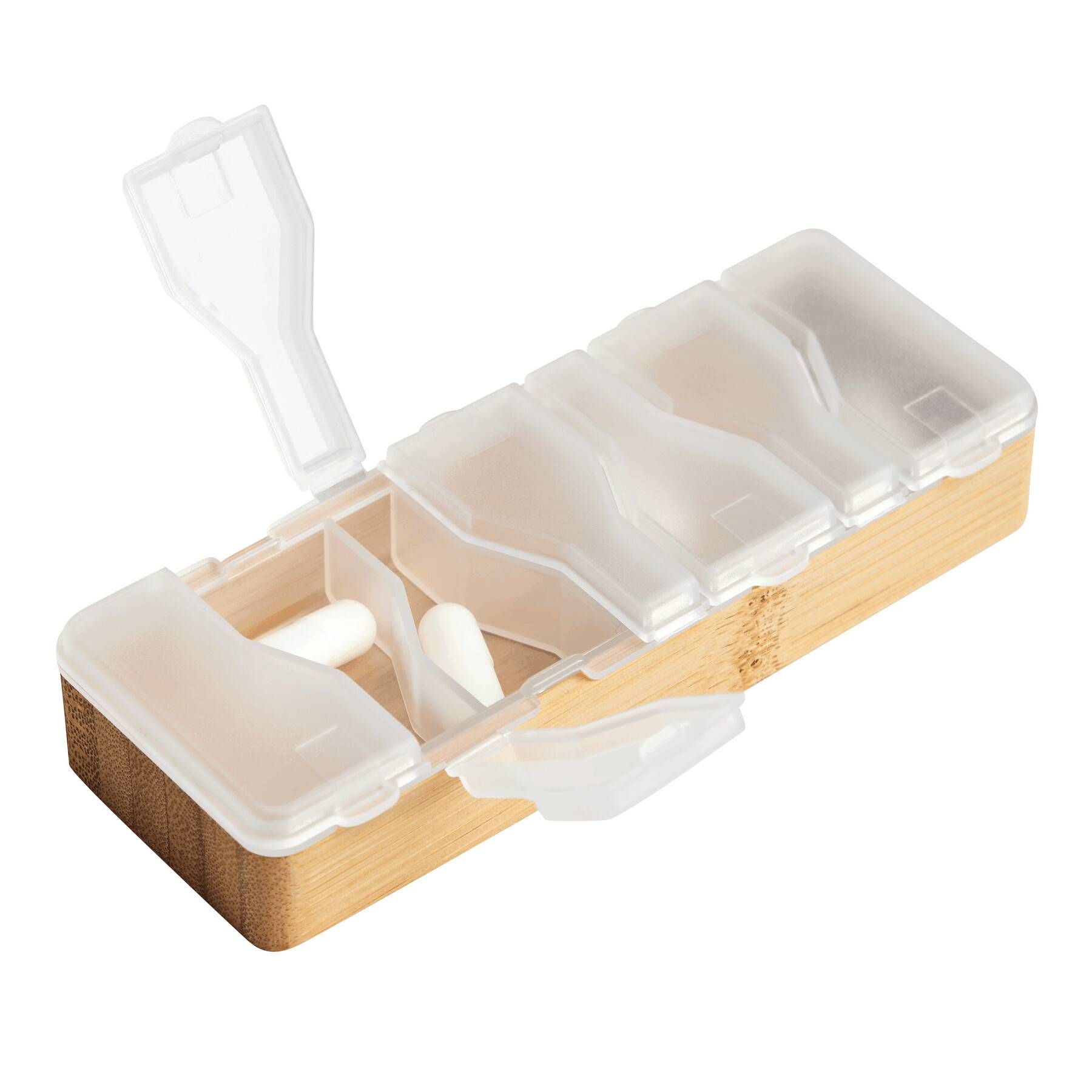 Tablettendose SORTED - braun - transparent-284