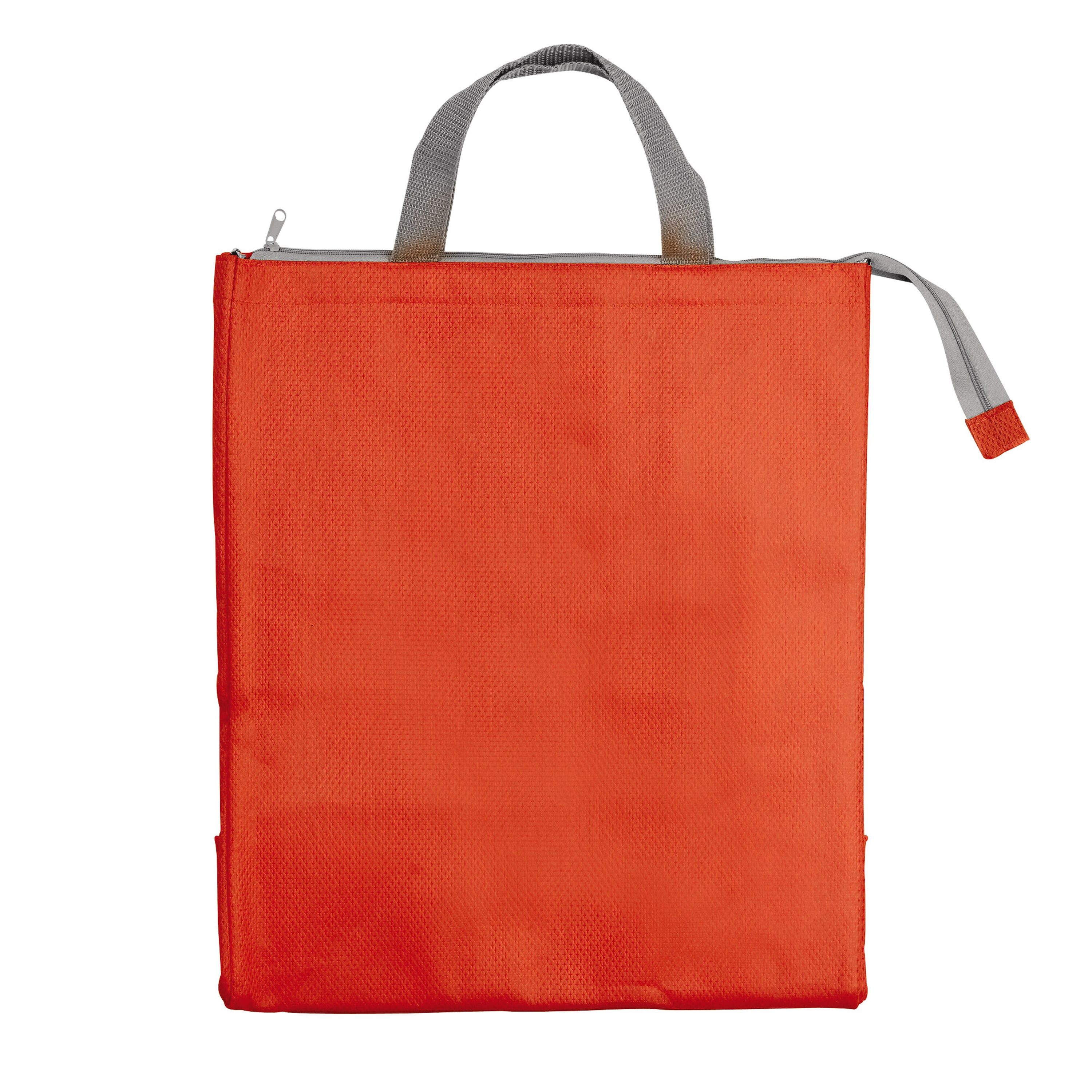 Große Kühltasche aus Non Woven 32.5 x 19.5 x 39 cm, 100 g/m² - rot-732