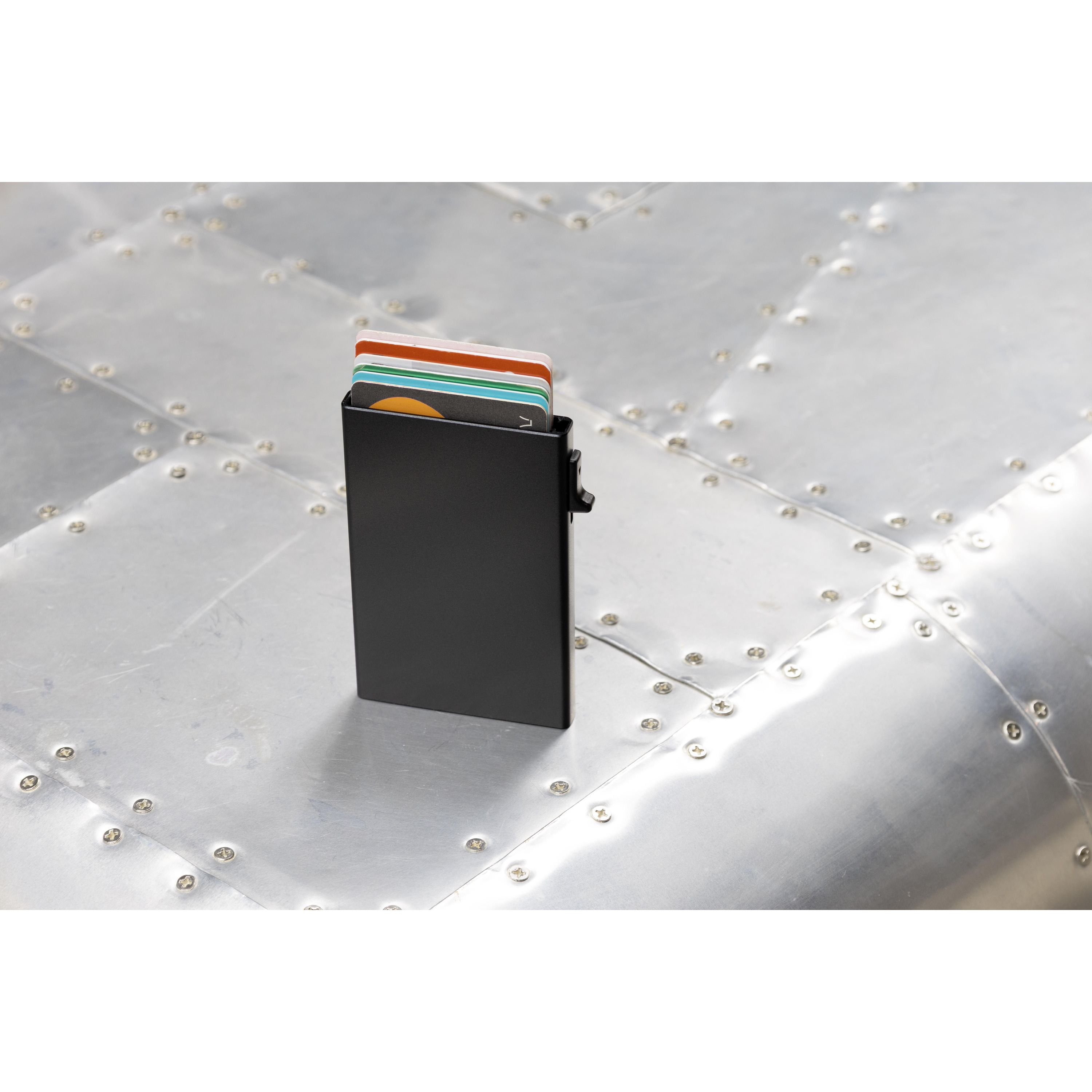 BrandCharger Wally Magnetkartenetui - stahlgrau-847