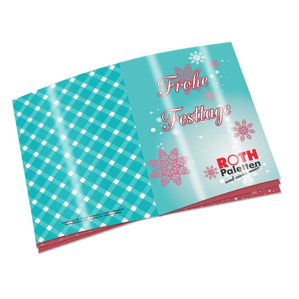Rezeptbuch-Set "Weihnachten" - Rezeptbuch - individuell - Digitaldruck Digitaldruck Vorderseite-185